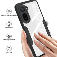 360° Grad Hülle für Xiaomi Redmi A7 Pro Rundum vollschutz Integriertem Displayschutz Schwarz