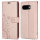 Hülle für Google Pixel 9A Handyhülle Klapphülle Handy Tasche Etui Pixel 9A Rosegold