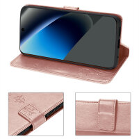 Hülle für Google Pixel 10A Handyhülle Klapphülle Handy Tasche Etui Pixel 10A Rosegold