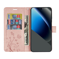 Hülle für Google Pixel 10A Handyhülle Klapphülle Handy Tasche Etui Pixel 10A Rosegold