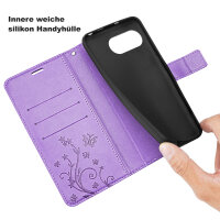 Hülle für Google Pixel 10A Handyhülle Klapphülle Handy Tasche Etui Pixel 10A Lila
