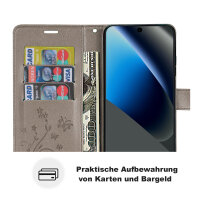 Hülle für Google Pixel 10A Handyhülle Klapphülle Handy Tasche Etui Pixel 10A Grau