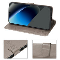 Hülle für Google Pixel 10A Handyhülle Klapphülle Handy Tasche Etui Pixel 10A Grau