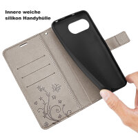 Hülle für Google Pixel 10A Handyhülle Klapphülle Handy Tasche Etui Pixel 10A Grau
