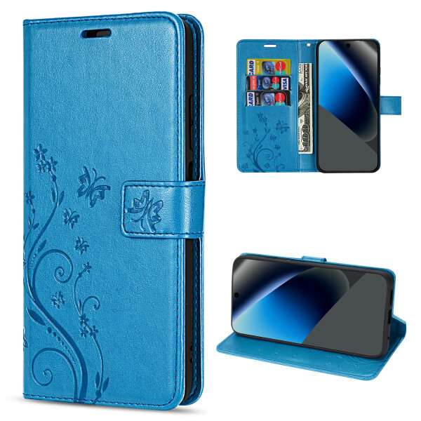 Hülle für Google Pixel 10A Handyhülle Klapphülle Handy Tasche Etui Pixel 10A Blau