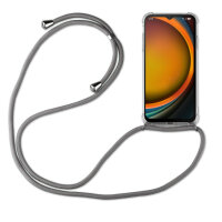 Betterfon Handykette für Samsung Galaxy Xcover 7 Pro Hülle mit Kordel Grau