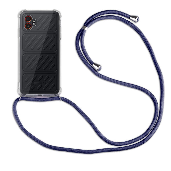 Betterfon Handykette für Samsung Galaxy Xcover 7 Pro Hülle mit Kordel Blau