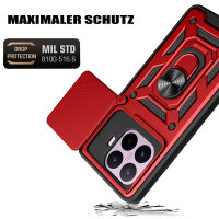 Outdoor Panzer Hülle Xiaomi 17T Pro Handyhülle Kameraschutz Ringhalter Rot