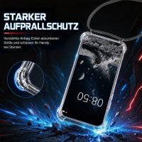 Handykette für Xiaomi 17T Hülle mit Band Case Handyhülle mit Kette in Schwarz