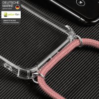 Handykette für Xiaomi 17T Pro Hülle mit Band Case Handyhülle mit Kette in Rosa