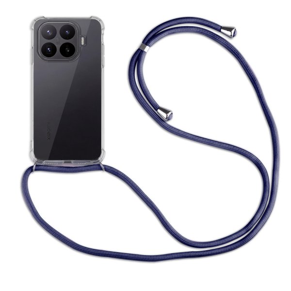 Handykette für Xiaomi 17T Pro Hülle mit Band Case Handyhülle mit Kette in Blau