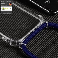 Handykette für Xiaomi 17T Pro Hülle mit Band Case Handyhülle mit Kette in Blau