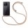 Handykette für Xiaomi 17T Pro Hülle mit Band Case Handyhülle mit Kette in Beige / Braun