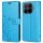 Hülle für Xiaomi 17T Handyhülle mit [Standfunktion][Kartenfächern] Blau