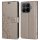 Hülle für Xiaomi 17T Handyhülle mit [Standfunktion][Kartenfächern] Grau