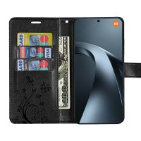 Hülle für Xiaomi 17T Handyhülle mit [Standfunktion][Kartenfächern] Schwarz
