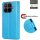 Hülle für Xiaomi 17T Pro Handyhülle mit [Standfunktion][Kartenfächern] Blau