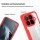 360° Grad Hülle für Xiaomi 17T Handyhülle mit Integriertem Displayschutz Rot