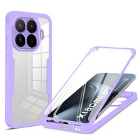 360° Grad Hülle für Xiaomi 17T Handyhülle mit Integriertem Displayschutz Lila