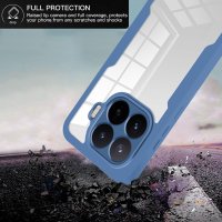 360° Grad Hülle für Xiaomi 17T Handyhülle mit Integriertem Displayschutz Blau