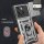 Outdoor Panzer Hülle für Motorola Edge 70 5G Kameraschutz Ring Case Stoßfest Silber