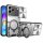 Outdoor Panzer Hülle für ZTE Blade V80 Vita Handyhülle mit Slide Kameraschutz Ringhalter Bumper in Silber