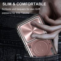 Outdoor Panzer Hülle für ZTE Blade V80 Vita Handyhülle mit Slide Kameraschutz Ringhalter Bumper in Rosegold
