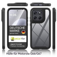 360 Grad Hülle für Motorola Moto G67 / G77- mit integriertem Displayschutz