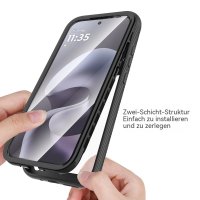 360 Grad Hülle für Motorola Moto G67 / G77- mit integriertem Displayschutz