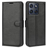 Klapphülle für Motorola Moto Edge 70 Handy Tasche Wallet Case Handyhülle Schwarz