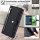 Handykette für Motorola Moto G06 / G06 Power Hülle mit Band Handyhülle Kartenfächer Leder Umhängetasche Schwarz