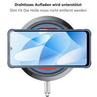 Magsafe Handyhülle für Motorola Moto G06 / G06 Power Matt Case Schutzhülle Kratzfest Magnet Hülle Blau