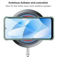 Magsafe Handyhülle für Motorola Moto G06 / G06 Power Matt Case Schutzhülle Kratzfest Magnet Hülle Grün