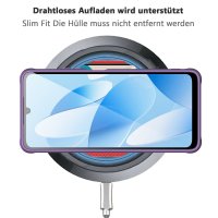 Magsafe Handyhülle für Motorola Moto G06 / G06 Power Matt Case Schutzhülle Kratzfest Magnet Hülle Lila