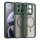 Magsafe Handyhülle für Motorola Moto G67 / G77 Matt Case Schutzhülle Kratzfest Magnet Hülle Grün