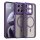 Magsafe Handyhülle für Motorola Moto G67 / G77 Matt Case Schutzhülle Kratzfest Magnet Hülle Lila