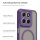 Magsafe Handyhülle für Motorola Moto G67 / G77 Matt Case Schutzhülle Kratzfest Magnet Hülle Lila