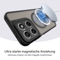 Magsafe Handyhülle für Motorola Moto G67 / G77 Matt Case Schutzhülle Kratzfest Magnet Hülle Schwarz