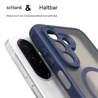 Handyhülle Magnet Case Schutzhülle Kratzfest für Samsung Galaxy A27 Blau
