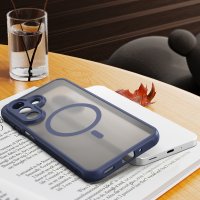 Handyhülle Magnet Case Schutzhülle Kratzfest für Samsung Galaxy A27 Blau