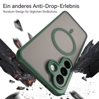 Handyhülle Magnet Case Schutzhülle Kratzfest für Samsung Galaxy A27 Grün