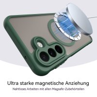 Handyhülle Magnet Case Schutzhülle Kratzfest für Samsung Galaxy A27 Grün