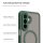 Handyhülle Magnet Case Schutzhülle Kratzfest für Samsung Galaxy A27 Grün