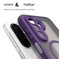 Handyhülle Magnet Case Schutzhülle Kratzfest für Samsung Galaxy A27 Lila