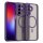 Handyhülle Magnet Case Schutzhülle Kratzfest für Samsung Galaxy A27 Lila