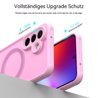 Handyhülle Magnet Case Schutzhülle Kratzfest für Samsung Galaxy A27 Pink