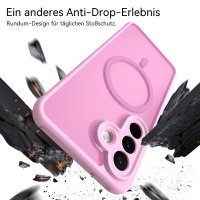 Handyhülle Magnet Case Schutzhülle Kratzfest für Samsung Galaxy A27 Pink