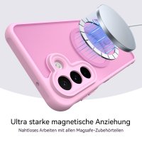 Handyhülle Magnet Case Schutzhülle Kratzfest für Samsung Galaxy A27 Pink