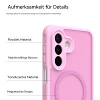 Handyhülle Magnet Case Schutzhülle Kratzfest für Samsung Galaxy A27 Pink