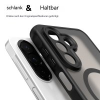 Handyhülle Magnet Case Schutzhülle Kratzfest für Samsung Galaxy A27 Schwarz